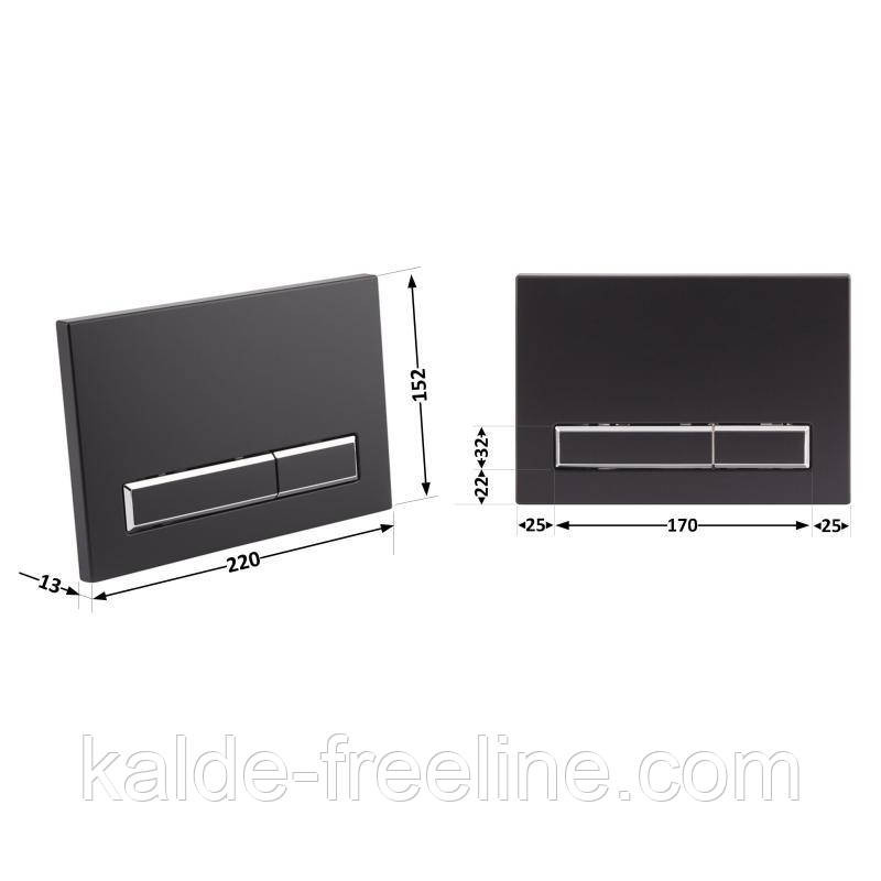 Панель змиву для унітаза Qtap Nest QT0111M08V1091MB Харків - фото 2