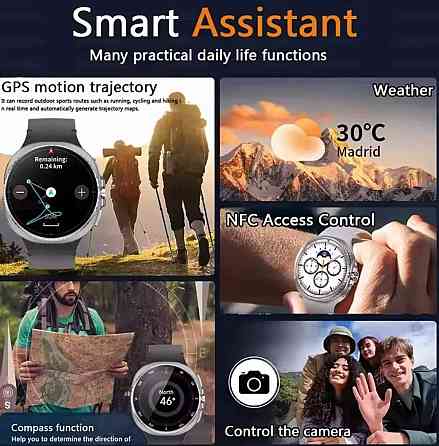 Смартгодинник: DT WATCH8 CLASSIC. NFC. GPS. Compass. Київ