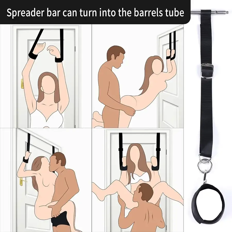 БДСМ-набор LOCKINK YEAHWOW Door Swing & Leg Spreader Bondage set Львов - изображение 3