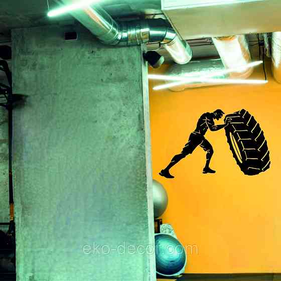 Декоративне настінне Панно «Кросфіт», Декор на стіну Київ