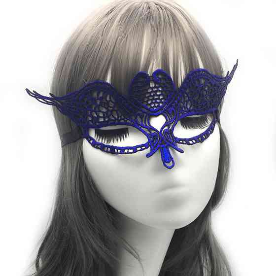 Венеціанська маска для карнавалу one size синій Київ