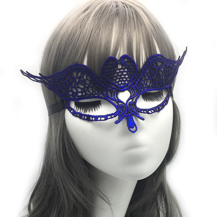 Венеціанська маска для карнавалу one size синій Київ - фото 2