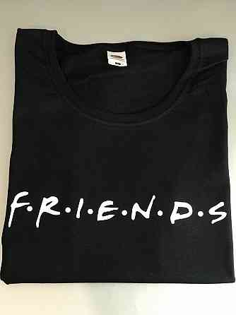 Женская\Мужская футболка с принтом friends Черновцы