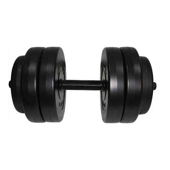 Гантель наборная композитная в пластиковой оболочке Rock pro 13 кг NE-PL-G-013 Винница