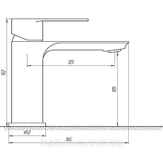 Смеситель для умывальника Globus Lux Ontario GLO-0101 Черновцы