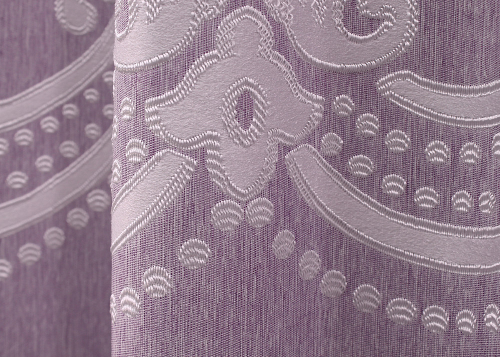 Комплект готовых штор VR-Textil Жаккард 1408ш сиреневый 150х270 см 2 шт (33-0273) Киев - изображение 8