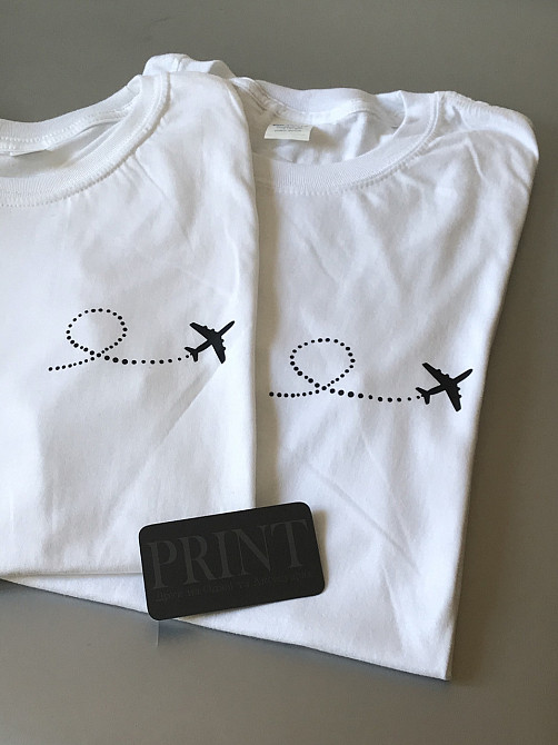 Парні футболки для хлопця та дівчини з принтом Чернівці - фото 1