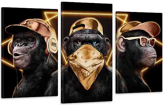 Модульная картина в гостиную / спальню Мавпи 2 Art-613_3 Киев