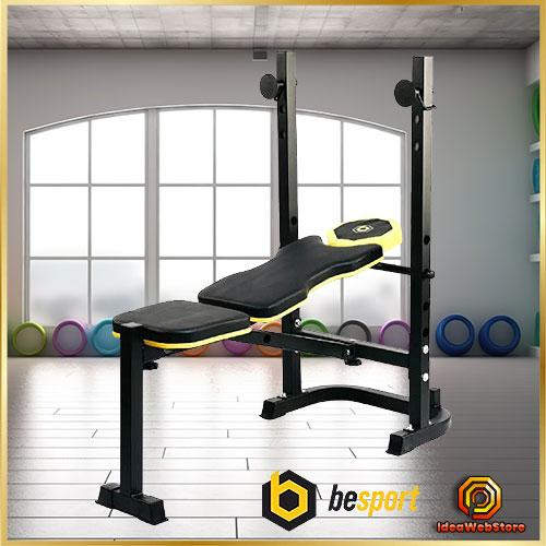 Лава універсальна для м'язів Besport Тренувальна лава і стійки, Професійна лава для жиму штанги Київ - фото 1