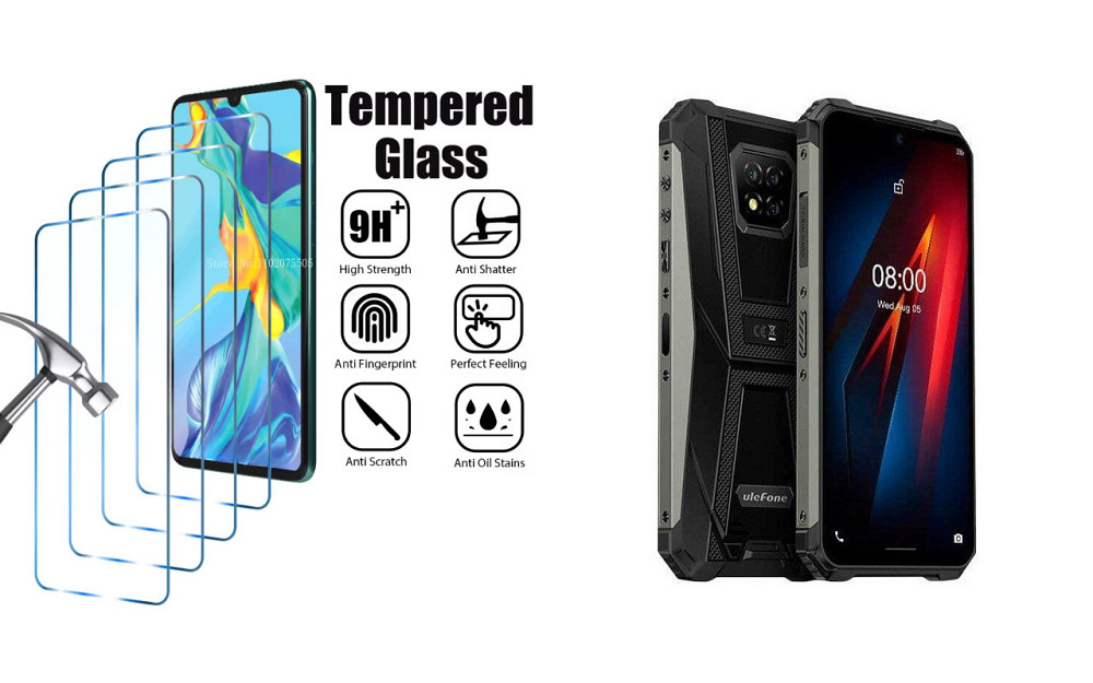 Защитное стекло ArmorGlass для Ulefone Armor 8 Pro – устойчивое к царапинам и ударам Киев - изображение 1
