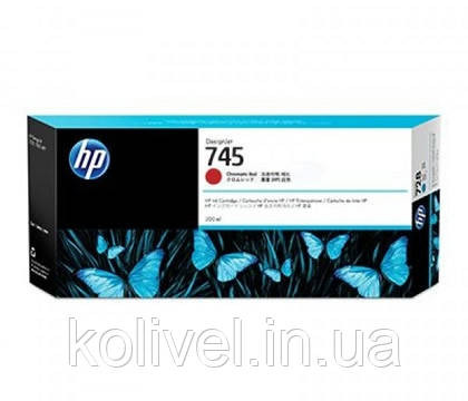 HP 745 DesignJet Z2600ps Chromatic Red, 300 ml (F9K06A) Киев - изображение 1