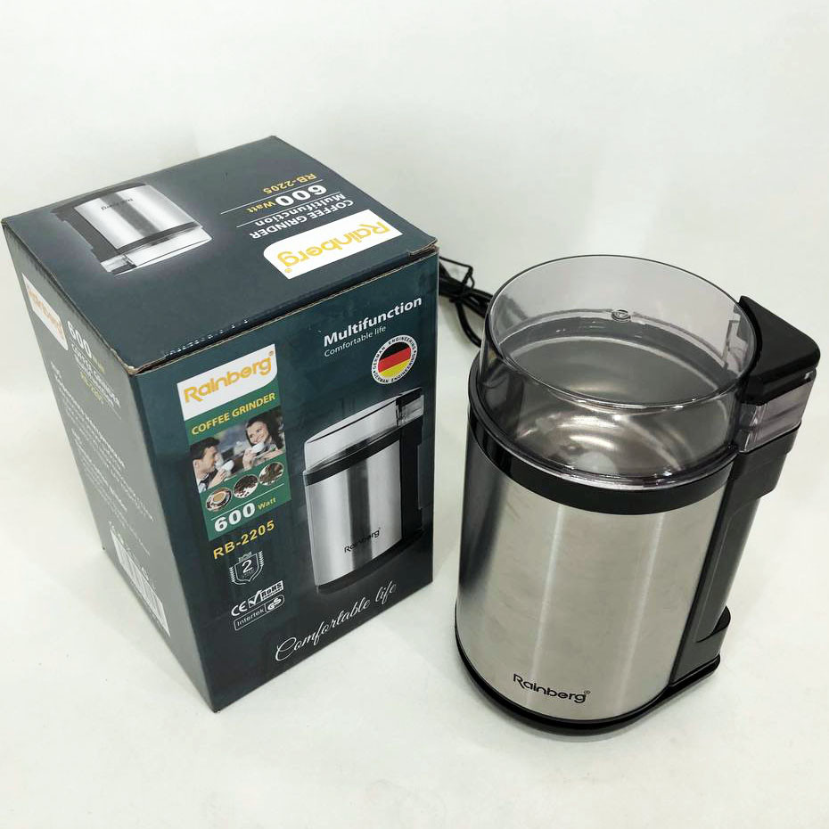 Професійні кавомолки Rainberg RB-2205 (600 Вт), Портативна кавомолка, Багатофункціональна кавомолка XD-43 Львів - фото 9