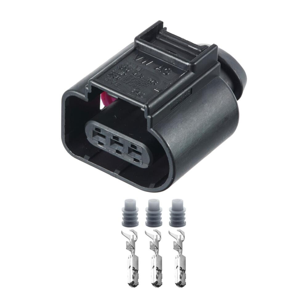 Роз'єм конектор 3-кон., Реле Давления Переменного Тока, 8K0973703, 1823679-1, VAG, TE Audi, Bugatti, Porsche, Seat, Skoda, VW Київ - фото 1