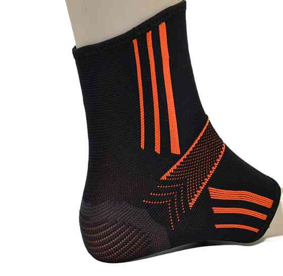 Бандажі на гомілкостоп Power System PS-6022 Ankle Support Evo Black/Orange (2шт.) M Кам'янське