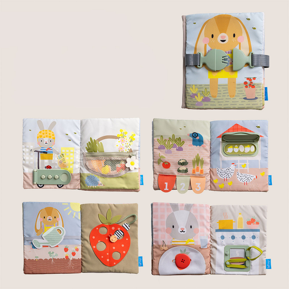 Розвивальна м'яка книжка - Бізібук зайченятка Дніпро - фото 6