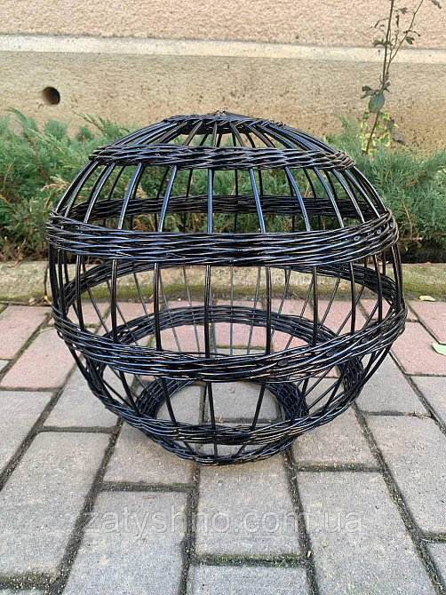 Чорна плетена люстра бра Київ - фото 5