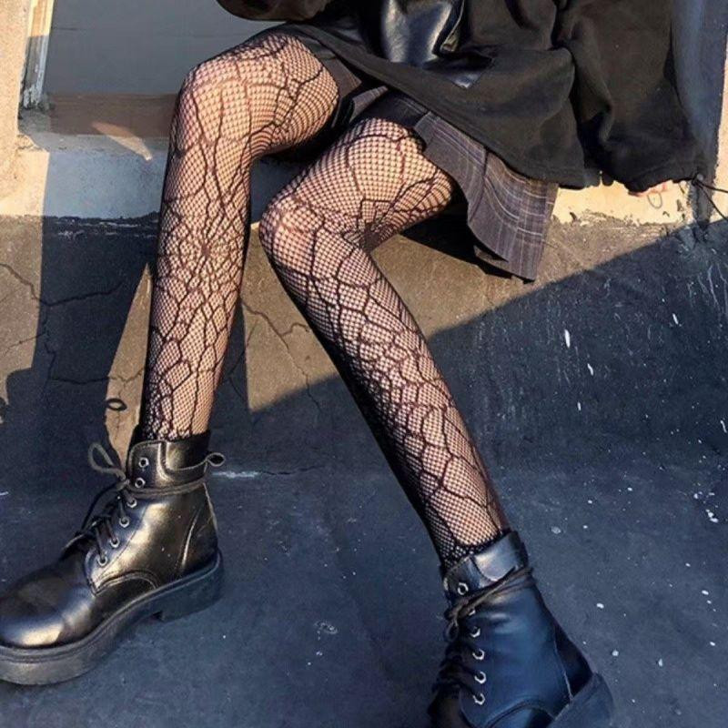 Колготи павутина сітка one size чорний Київ - фото 1