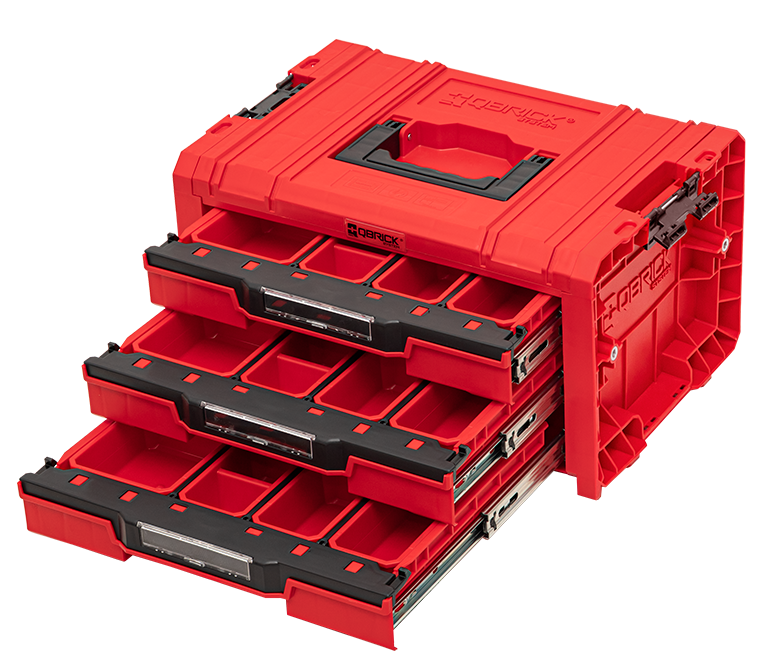 Ящик для инструментов Qbrick System PRO Drawer 3 Toolbox 2.0 Expert RED (5901238257509) Киев - изображение 2