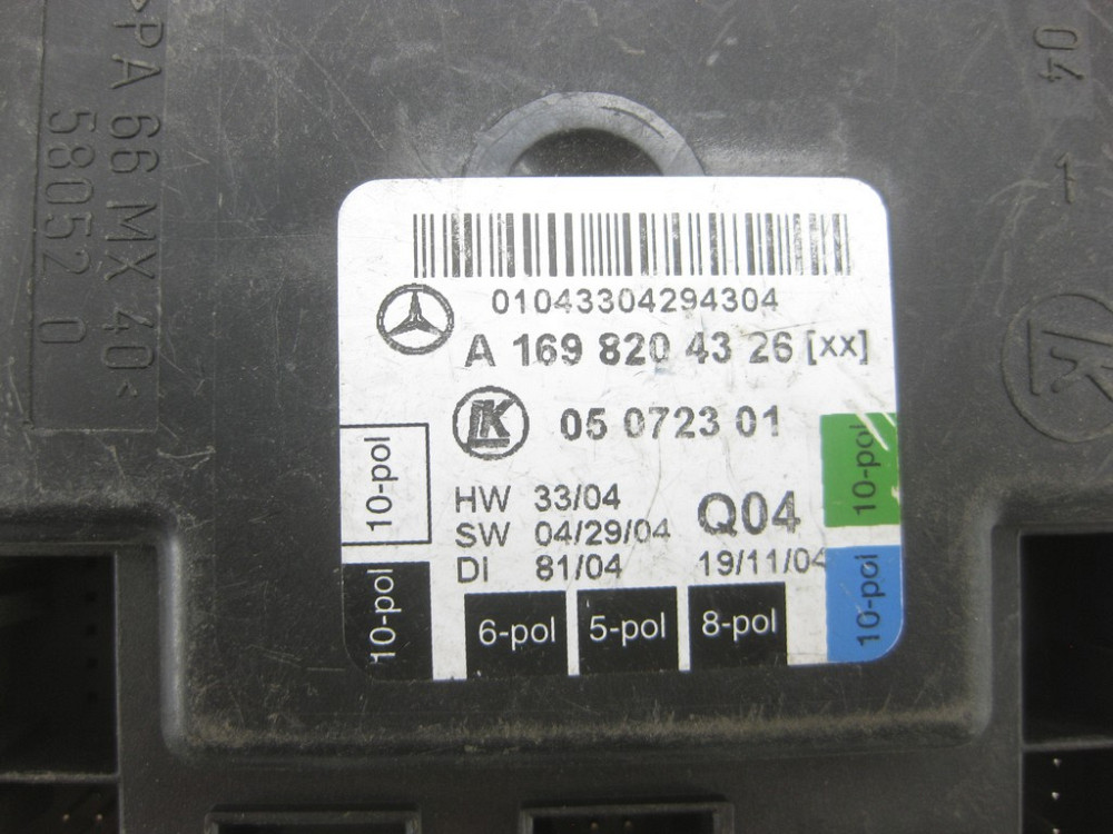 Mercedes-Benz  A1698204326 Блок керування передніх лівих дверей A-class W169 B-class W245 A-class C169 Одеса - фото 5