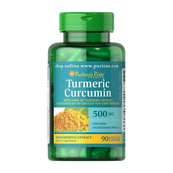 Turmeric Curcumin 500 mg (90 caps) Луцк - изображение 1