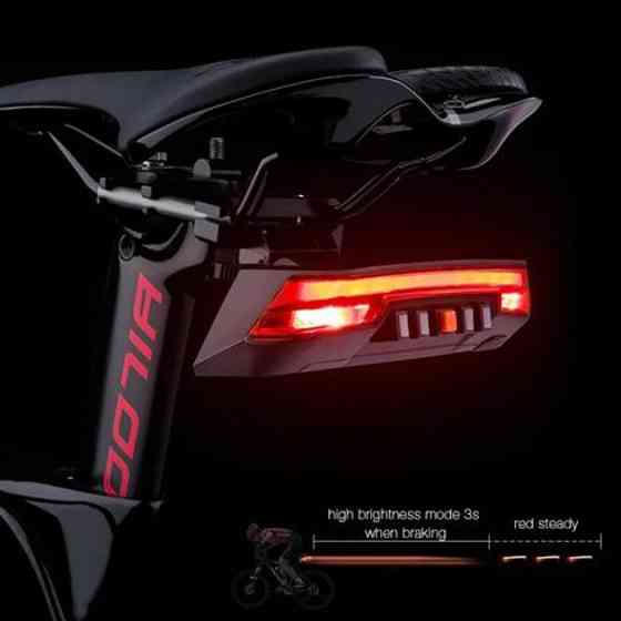 Мигалка з поворотниками для велосипеда 0118-A9, Стоп-сигнал-поворот велосипедний в зборі TC-61 Івано-Франківськ