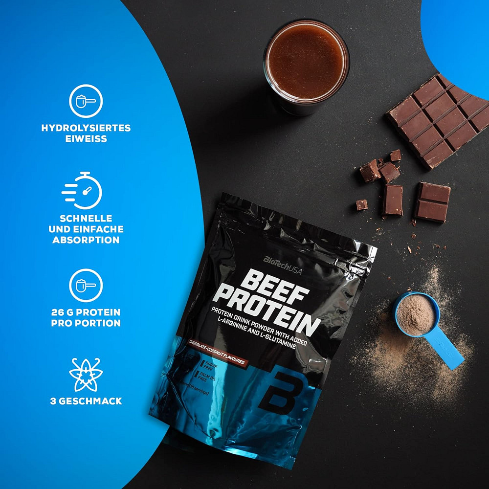 BEEF Protein 500g (Strawberry) Луцьк - фото 3