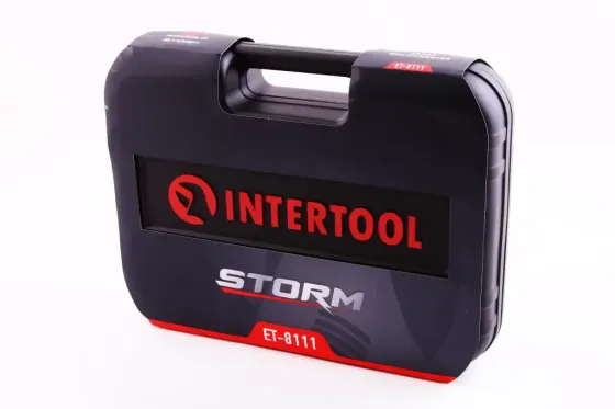 Набір голівок і насадок 111 ед. Intertool Storm 1/2, 1/4 Вінниця