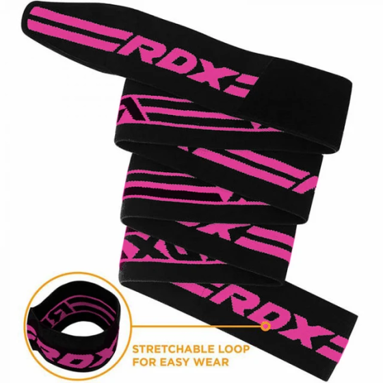 Бинти на коліна RDX K2 GYM Knee Wrap PINK PRO Каменское