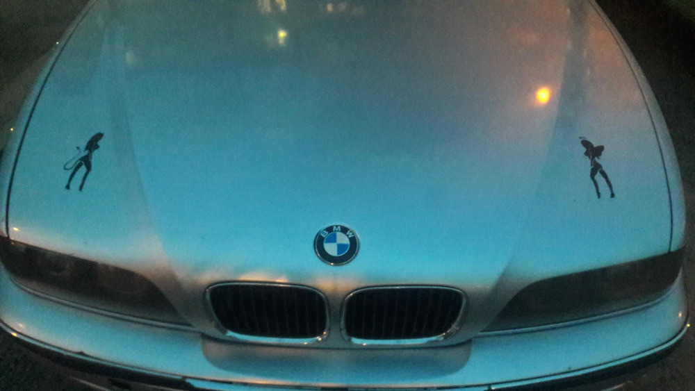 Наклейки на авто Чортенок та Ангелочок світловідбиваю Київ - фото 7