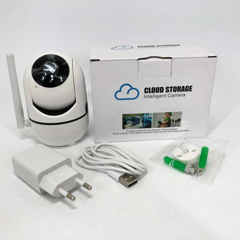 Комнатная поворотная камера, Камера с датчиком звука и движения видеонаблюдения с датчиком UQ-57 Львов - изображение 14