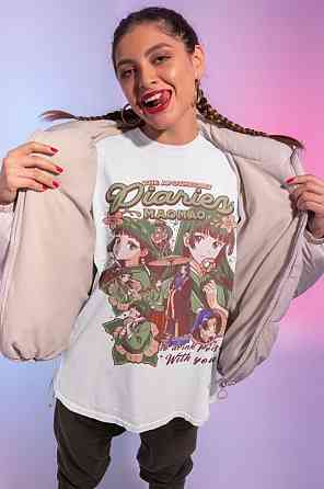 Футболка для мальчика аниме Маомао Апотхекарй Диариес Ессентиал оверсайз (рост от 165 до 180 ) Черний AnimeJ0906m Днепр