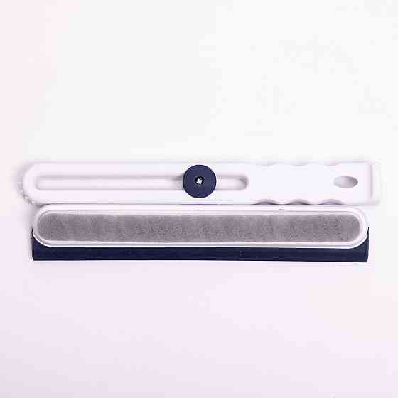 Household Скребок для миття скла складний з абразивною губкою та гумовим лезом для вікон дзерка Киев