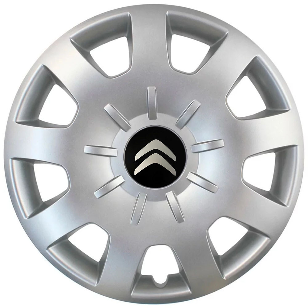 Автомобільні модельні ковпаки R15 Citroen 314 4шт, SJS, сріблясті Київ - фото 1