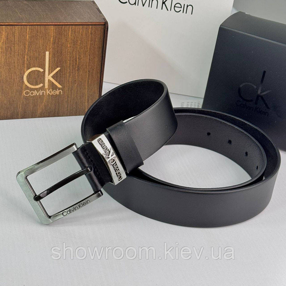 Чоловічий шкіряний брендовий ремінь (416) Київ - фото 7