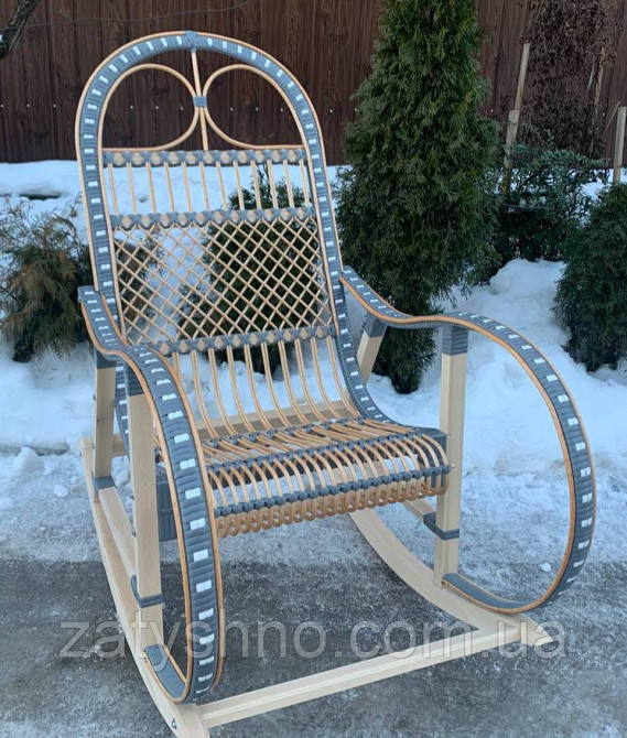 Кресло - качалка плетеная с накидкой Киев - изображение 8