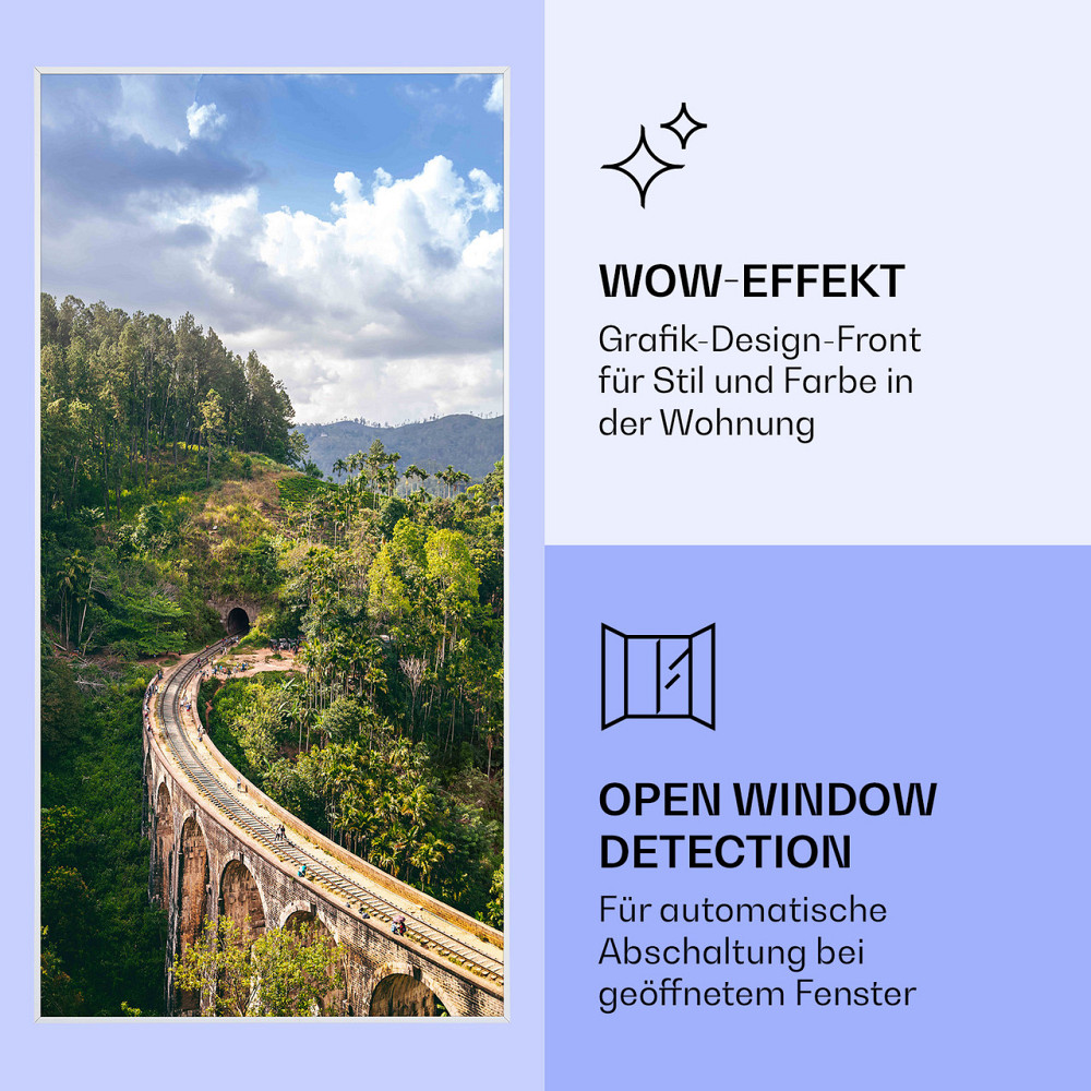 Wonderwall Air Art Інтелектуальний інфрачервоний нагрівач 60x120 см 700 Вт 60 x 120 см Рівне - фото 6