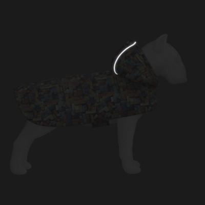 Дождевик для животных WAUDOG Clothes Накидка с капюшоном Блоки XXS (354-4056) Винница - изображение 5