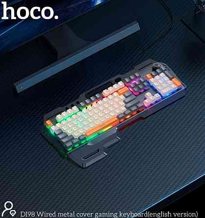 Ігрова клавіатура HOCO DI98 RGB 104 клавіші металева. Харків