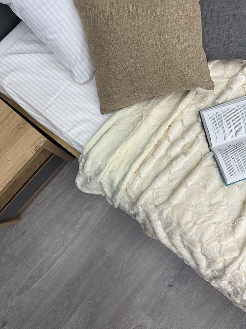 Плед-покрывало Шиншилла 210х220 см (+-5см) Молочный (87-020) Киев - изображение 6