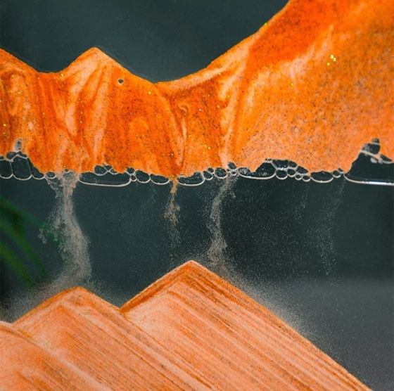 Картина песчаный пейзаж 3D (26,5х25см) Киев