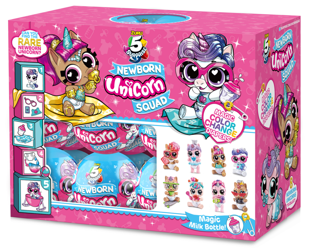 Ігровий набір Zuru Mini Brands Baby Unicorn фігурки-сюрприз у шарі 5 шт. в асортименті (6816102) Київ - фото 1