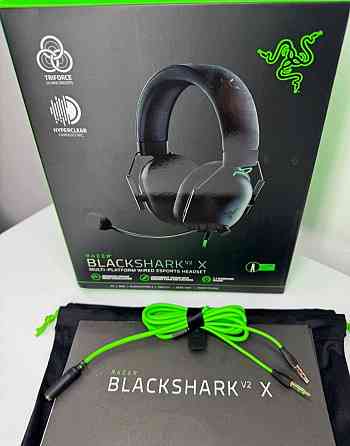 Наушники Razer Black Shark V2 X , Геймерский игровые Hyper X Logitech Киев