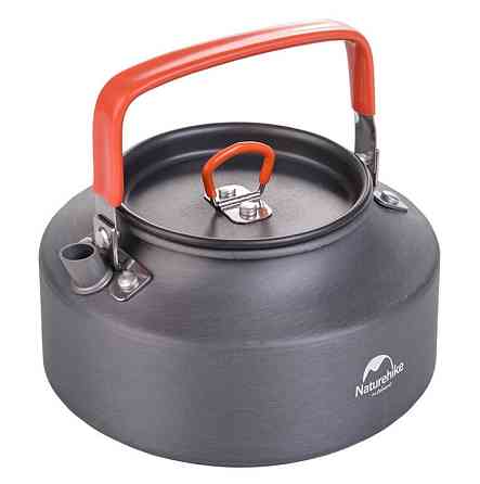 Туристический чайник Naturehike NH17C020-H из алюминия 1.1л (Серый) Вінниця