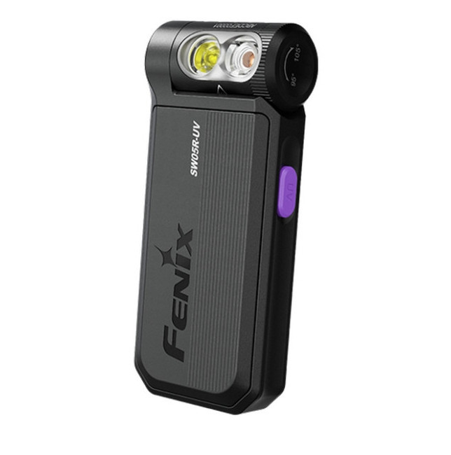 Ліхтар ручний ультрафіолетовий Fenix ​​SW05R-UV LED (Чорний) Київ - фото 1