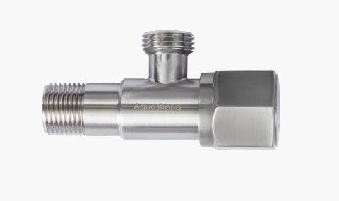 Кран угловой нерж. AQUASTRONG R5 M1/2 х M3/4 (R507) Киев