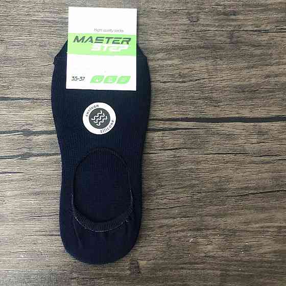 Підслідники жіночі однотонні з силіконом на п'яті Master Step 35-39 арт.484 у кольорах Чернівці