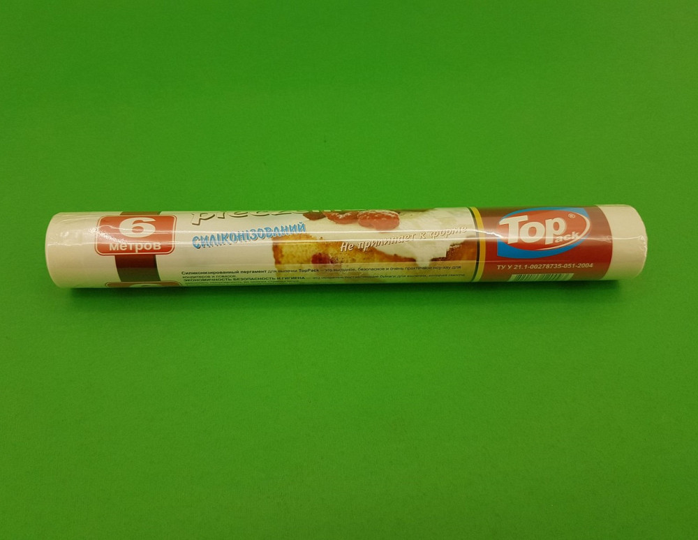 Бумага для выпекания блюд  (6м\30см )ТОР (белая, Неполный метраж!) (1 рул) Харьков - изображение 1