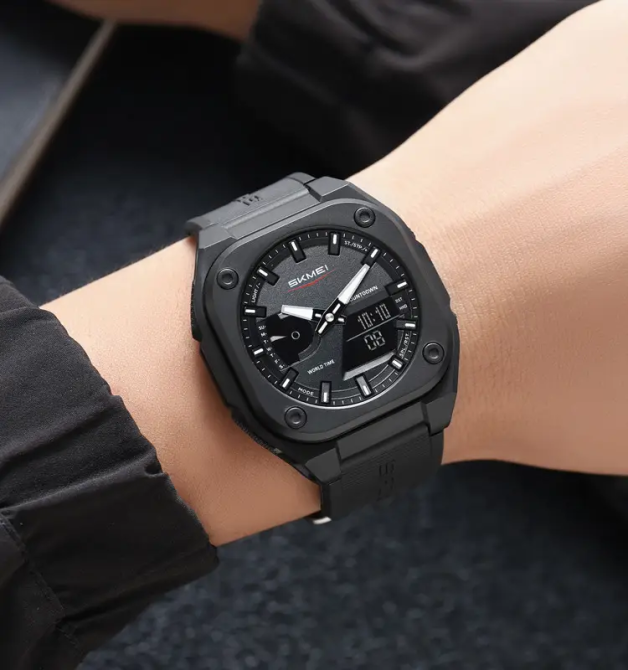 Часы мужские наручные спортивные Skmei 2328 (Черный) Винница - изображение 8