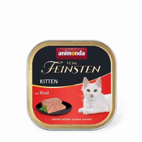 Корм вологий Vom Feinsten Kitten with Beef для кошенят з яловичиною 100 г Киев