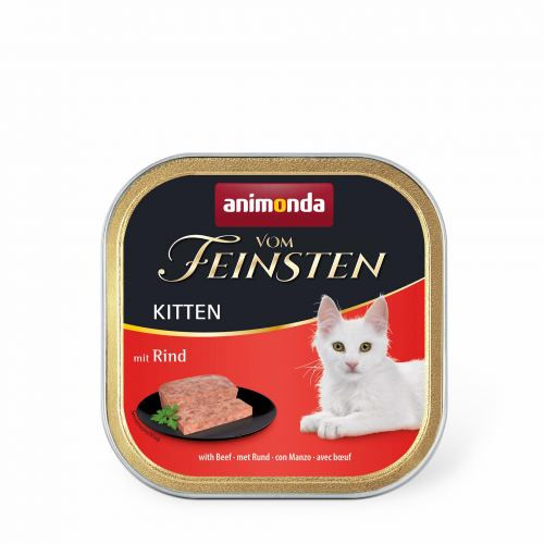 Корм вологий Vom Feinsten Kitten with Beef для кошенят з яловичиною 100 г Киев - изображение 1
